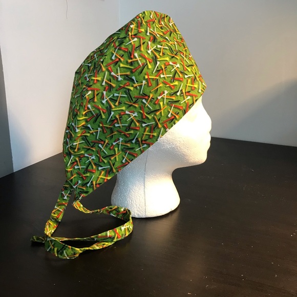 Set of 5 hand made Chef Hats Scrub Hats - Picture 2 of 6